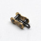 CHAIN QUICK LINK FOR MOPED IRIS 415 GSX REINFORCED GOLD/BLACK