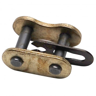 CHAIN QUICK LINK IRIS 420 GSX REINFORCED GOLD/BLACK 3700948147184