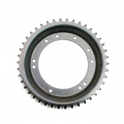 REAR CHAIN SPROCKET FOR MOPED PEUGEOT 103 GRIMECA ALU-WHEEL- 42 TEETH (BORE Ø 98mm) 10 DRILL HOLES -SELECTION P2R- 3665180011801