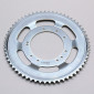 REAR CHAIN SPROCKET FOR MOPED MBK 51 GRIMECA ALU-WHEEL- 60 TEETH (BORE Ø 98mm) 10 DRILL HOLES (BLACK) -SELECTION P2R- 3665180012037