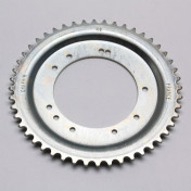 REAR CHAIN SPROCKET FOR MOPED MBK 51 GRIMECA ALU-WHEEL- 48 TEETH (BORE Ø 98mm) 10 DRILL HOLES -SELECTION P2R- 3665180012006