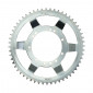 COURONNE CYCLO ADAPTABLE MBK 51 ROUE RAYONS 56 DTS (ALESAGE 94 mm) 11 TROUS -SELECTION P2R- Noir ou Argent selon arrivage