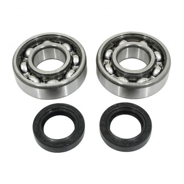 BEARING FOR CRANKSHAFT+SEALS FOR SCOOT P2R FOR PEUGEOT 50 LUDIX, SPEEDFIGHT 3, JET FORCE (KIT 6204 FAG STEEL C3 + NITRILE SEALS) 3701213409860