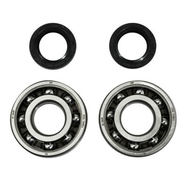 BEARING FOR CRANKSHAFT+SEALS FOR SCOOT P2R FOR PEUGEOT 50 LUDIX, SPEEDFIGHT 3, JET FORCE (KIT 6204 FAG POLYAMIDE C3 + NITRILE SEALS)