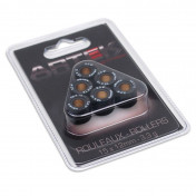 GALET/ROULEAU SCOOT ARTEK K1 15x12 3,3g (x6) POUR MBK 50 BOOSTER, NITRO, OVETTO, STUNT/YAMAHA 50 BWS, AEROX, NEOS 3700948001639