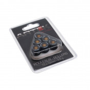 GALET/ROULEAU SCOOT ARTEK K1 15x12 3,5g (x6) POUR MBK 50 BOOSTER, NITRO, OVETTO, STUNT/YAMAHA 50 BWS, AEROX, NEOS 3700948001646