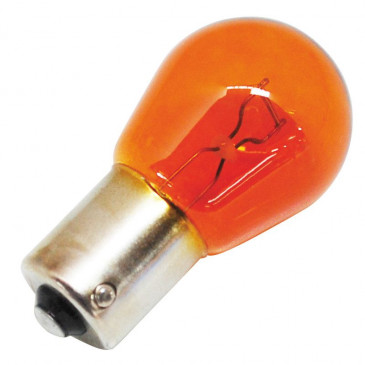 LIGHT BULB 12V 21W STANDART PY21W FOOT BAU15S -BAYONET- ORANGE (TURN LIGHT) (SOLD PER UNIT) -OSRAM-