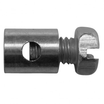 CABLE FASTENER FOR THROTTLE - MOPED - Ø 6,0mm - L 7mm FOR PEUGEOT (BLISTER PACK 25) (ALGI 02923000-025)