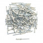 RIVET FOR LICENSE PLATE 4x16 WHITE (SOLD PER 100) 3700948124291