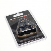 GALET/ROULEAU SCOOT ARTEK K1 19X15,5 4,0g (x6) POUR PIAGGIO 50 ZIP 2T ET 4T 2000>, TYPHOON 1999>, LIBERTY 2T ET 4T, NRG,VESPA LX 2T ET 4T/GILERA 50 STALKER, RUNNER, DNA, ICE 3700948002360