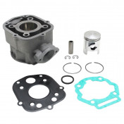 CYLINDRE 50 A BOITE ADAPTABLE DERBI 50 SENDA 2006>, GPR 2006>/GILERA 50 SMT 2006>, RCR 2006> (MOTEUR PIAGGIO EURO 3) -P2R ALU NIKASIL-