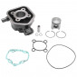 CYLINDRE SCOOT ADAPTABLE PEUGEOT 50 SPEEDFIGHT LIQUIDE -P2R FONTE AVEC PISTON GRAPHITE-