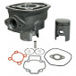 CYLINDRE SCOOT ADAPTABLE PIAGGIO 50 NRG 2000>/GILERA 50 RUNNER 2000>, DNA/APRILIA 50 SR LIQUIDE/DERBI 50 GP1 2000> -P2R FONTE AVEC PISTON GRAPHITE- 3700948020777