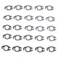 GASKET FOR EXHAUST (REINFORCED OPEN FLANGE MOUNTING) (SOLD PER 25) -SELECTION P2R- 3700948096987