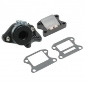 BOITE A CLAPET SCOOT REPLAY POUR PEUGEOT 50 TKR, TREKKER, SPEEDFIGHT (DIAM 21 - CLAPET FIBRE TYPE BOYSEN) 3700948030455