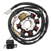 STATOR ALLUMAGE SCOOT ADAPTABLE MBK 50 BOOSTER 1990>2003, OVETTO 1997>2001, NITRO 1997>2003 / YAMAHA 50 BWS 1990>2003, NEOS 2T 1997>2003, AEROX 1997>2003 (6 POLES) -P2R- 3700948065693