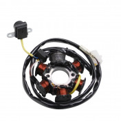 STATOR ALLUMAGE SCOOT ADAPTABLE PEUGEOT 50 TKR, TREKKER, SPEEDFIGHT, VIVACITY 2T, BUXY, X-FIGHT, ELYSEO, LOOXOR / PGO 50 BIG MAX (6 POLES) -P2R- 3700948053119