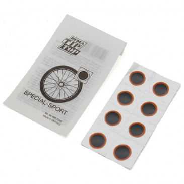 PATCHES FOR INNER TUBE- TIP TOP F0 RED Ø 20MM (PACK 8 PIECES) (506 7048)