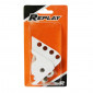 REHAUSSE AMORTISSEUR SCOOT REPLAY POUR MBK 50 BOOSTER 2004>, NITRO, OVETTO/YAMAHA 50 BWS 2004>, AEROX, NEOS BLANC (4 POSITIONS)