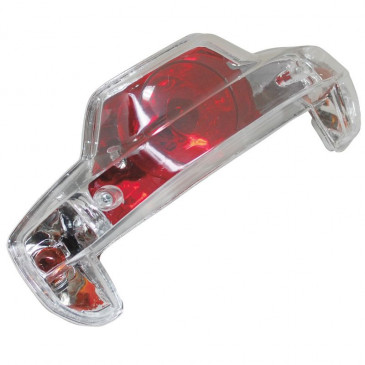 FEU ARRIERE SCOOT LEXUS BLANC ADAPTABLE MBK 50 BOOSTER/YAMAHA 50 BWS 1999>2003 AVEC CLIGNOTANTS ** -REPLAY- 3700948034712