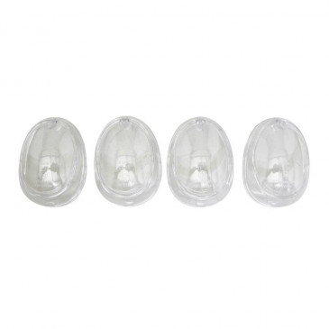 LENS FOR FLASHER FOR SCOOT MBK 50 BOOSTER 2004>/YAMAHA 50 BWS 2004>/KEEWAY 50 F ACT, FOCUS, HURRICANE- FRONT+REAR TRANSPARENT -CEE APPROVED- (x4) -REPLAY 3700948031025