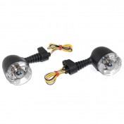 CLIGNOTANT SCOOT ADAPTABLE MBK 50 NITRO/YAMAHA 50 AEROX/DERBI 50 SENDA AR/BETA 50 RR AR TRANSPARENT/NOIR AMPOULE MIROIR ECLAIRANT ORANGE (PAIRE) -REPLAY- 3700948032152