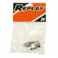 MIRROR CLAMP MOUNT REPLAY CHROME - RIGHT THREADED Ø8 3700948033142
