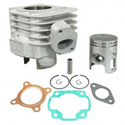 CYLINDRE SCOOT ADAPTABLE MBK 50 OVETTO 2T, MACH G/YAMAHA 50 NEOS 2T, JOG/APRILIA 50 SR/MALAGUTI 50 F10, F12 -P2R ALU NIKASIL-