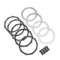 DISQUE D'EMBRAYAGE 50 A BOITE REPLAY RENFORCE POUR MINARELLI 50 AM6 / MBK 50 X-POWER, X-LIMIT / YAMAHA 50 TZR, DTR / PEUGEOT 50 XPS, XR6 / RIEJU 50 RS1, SMX / BETA 50 RR (+ 20% DE FRICTION) (KIT COMPLET) 3700948033364