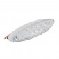 FEU ARRIERE UNIVERSEL REPLAY A LEDS OVALE TRANSPARENT AVEC STOP (19 LEDS ROUGES) ** 3700948035252