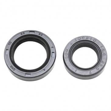 OIL SEAL FOR CRANKSHAFT FOR SCOOT PEUGEOT 50 TKR, TREKKER, SPEEDFIGHT, VIVACITY, BUXY, ELYSEO, SPEEDAKE, SQUAB (PAIR) -SELECTION P2R- 3700948060667