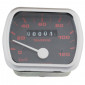 COMPTEUR CYCLO TRANSVAL 120KM/H POUR PEUGEOT 103 VOGUE, MVL 16 POUCES (AVEC DEMULTIPLICATEUR + TRANSMISSION)