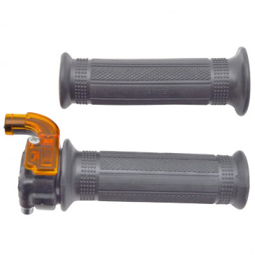 THROTTLE HANDLE FOR MOPED REPLAY TARGA MINI M88 - PLASTIC - BLACK -SELECTION P2R- 3700948142691