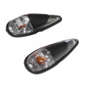 ECLAIRAGE DECO REPLAY GOUTTE D'EAU FENDER TRANSPARENT/NOIR AMPOULE ORANGE (L 61mm / H 22mm / L 18mm) ** 3700948034002