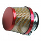 AIR FILTER REPLAY CONICAL RED STRAIGHT FIXING Ø 35/28