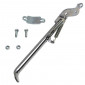 BEQUILLE CYCLO LATERALE ADAPTABLE PEUGEOT 103 SP, MVL LISSE CHROME (LONGUEUR 255mm) -SELECTION P2R- 3700948081990