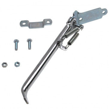 BEQUILLE CYCLO LATERALE ADAPTABLE PEUGEOT 103 SPX-RCX CHROME (LONGUEUR 275mm) -SELECTION P2R- 3700948082003