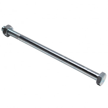 AXE MOTEUR CYCLO ADAPTABLE PEUGEOT 103 SP, MVL (M10x1,25 mm L 175 mm) (AVEC ECROU) -SELECTION P2R- 3700948139677