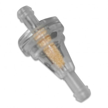 FUEL FILTER CONICAL PLASTIC TRANSPARENT Ø 6,5 mm (SOLD BY UNIT)