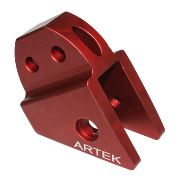 SHOCK ABSORBER RISER FOR SCOOT ARTEK K1 FOR PEUGEOT 50 SPEEDFIGHT, TKR RED (NEW MODEL)