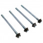 GOUJON DE CYLINDRE SCOOT ADAPTABLE MBK 50 NITRO, OVETTO, MACH G/YAMAHA 50 AREOX, NEOS, JOG R (M7 x 110mm) (JEU DE 4 - LIVRE SANS ECROU ET SANS RONDELLE) 3701213424627