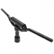 GUIDON SCOOT REPLAY STREET ALU POUR MBK 50 BOOSTER/YAMAHA 50 BWS NOIR AVEC POTENCE 3700948036648