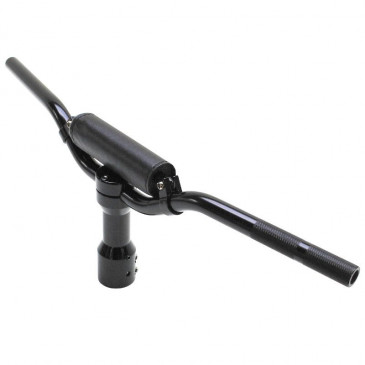 HANDLEBAR FOR SCOOTER REPLAY STREET FOR MBK 50 BOOSTER/YAMAHA 50 BWS ALUMINIUM BLACK - WITH STEM