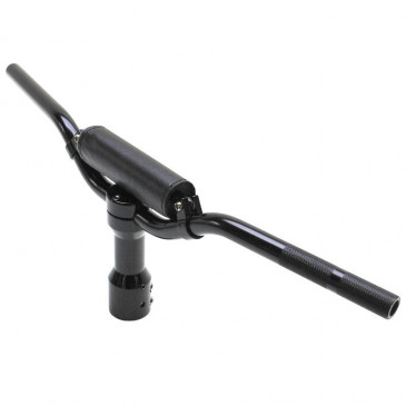 HANDLEBAR FOR SCOOTER REPLAY STREET FOR MBK 50 BOOSTER/YAMAHA 50 BWS ALUMINIUM BLACK - WITH STEM 3700948036648