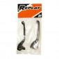BRAKE LEVER (PAIR) FOR SCOOT REPLAY FOR MBK 50 BOOSTER 2004>, STUNT/YAMAHA 50 BWS 2004>, SLIDER - CARBON GLOSS