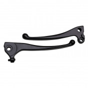 LEVIER DE FREIN ADAPTABLE MBK 50 BOOSTER 1999>2003 / YAMAHA 50 BW'S 1999>2003 NOIR (PAIRE) -REPLAY- 3700948037218