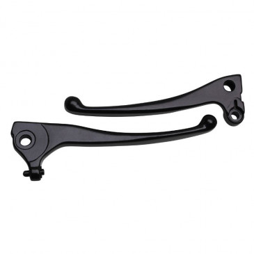 BRAKE LEVER (PAIR) FOR SCOOT REPLAY FOR MBK 50 BOOSTER 1999>2003/YAMAHA 50 BWS 1999>2003 -BLACK-