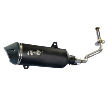 EXHAUST FOR MAXISCOOTER POLINI BLACK FOR PIAGGIO 125 MEDLEY 2016> (190.0061) 8054705046537