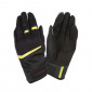 GLOVES- SPRING/SUMMER TUCANO PENNA BLACK/YELLOW FLUO T 8 (S) (APPROVED EN13594/2015) (TOUCH SCREEN FUNCTION)