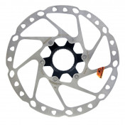 DISQUE DE FREIN VTT CENTERLOCK SHIMANO 180mm DEORE/SLX RT64 AVEC CONTRE ECROU (MONTAGE ATELIER) 3700948158807